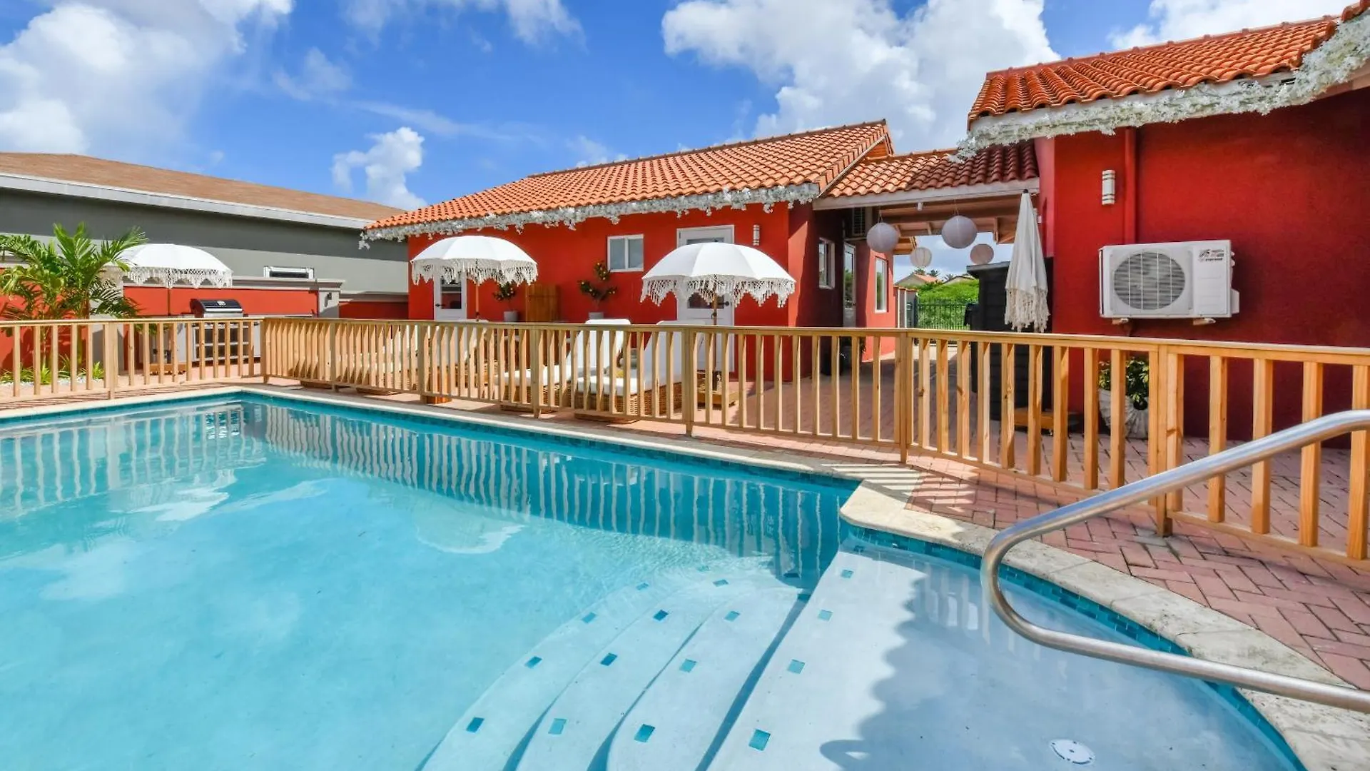 Moderne Studio Sea Dichtbij De Zee Met Zwembad Oranjestad